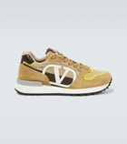 Valentino Garavani VLogo Pace leather-trimmed sneakers