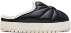 PDF Black Sole Uranus Leather Slippers