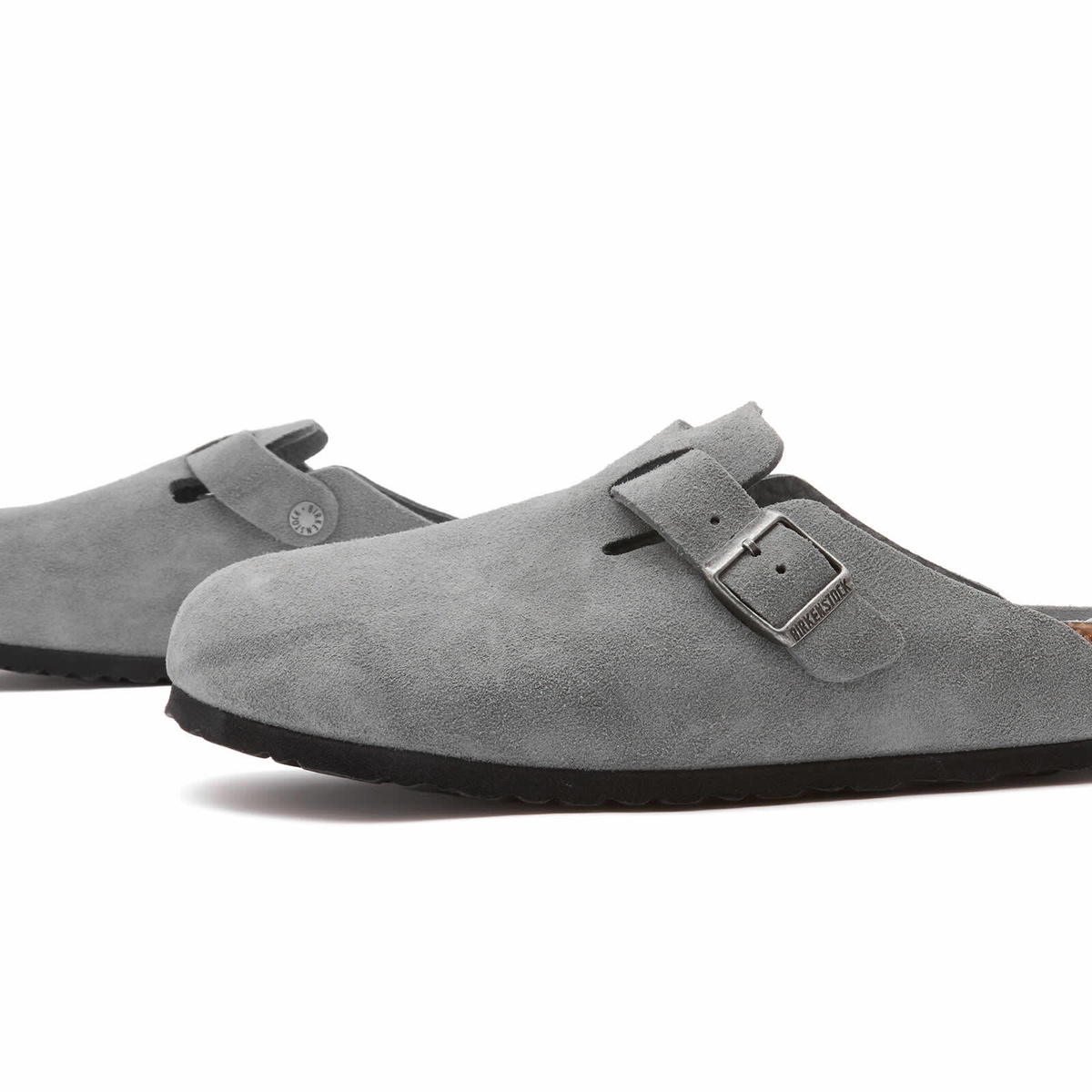 Birkenstock Men's Boston SFB Clog - Basalt Grey