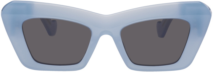 Photo: LOEWE Blue Cat-Eye Sunglasses