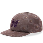 Needles Men's Poly Jacquard Baseball Cap in Brown