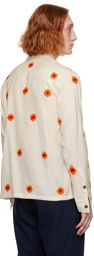 Karu Research Beige Hand-Embroidered Shirt
