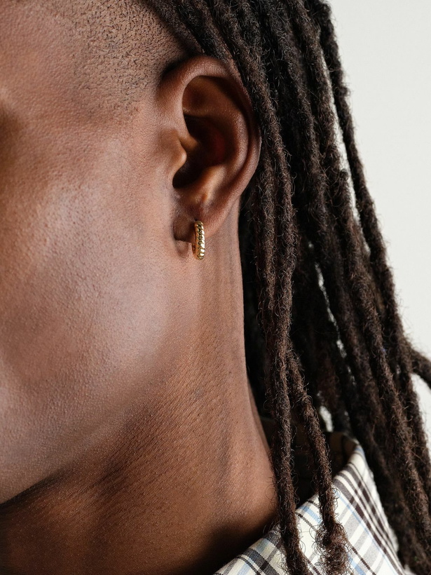 Photo: Anita Ko - Zoe Small 18-Karat Gold Hoop Earrings