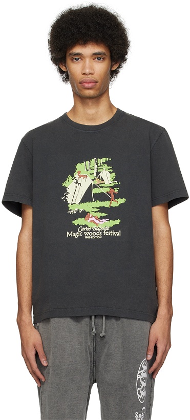Photo: Carne Bollente Black 'Magic Woods Festival' T-Shirt