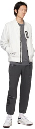 AAPE by A Bathing Ape Gray Alpha Industries Edition Lounge Pants