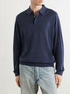 Paul Smith - Merino Wool Polo Shirt - Blue
