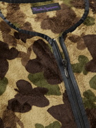 Needles - Camouflage-Print Faux Fur Gilet - Brown
