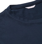 Orlebar Brown - Sammy Striped Cotton-Jersey T-shirt - Men - Navy