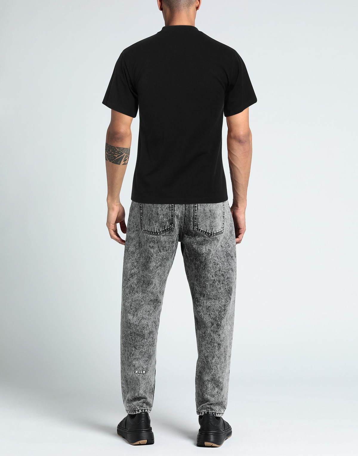 Aries Mens T-shirt in Black