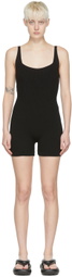 Haight Black Cotton Jumpsuit