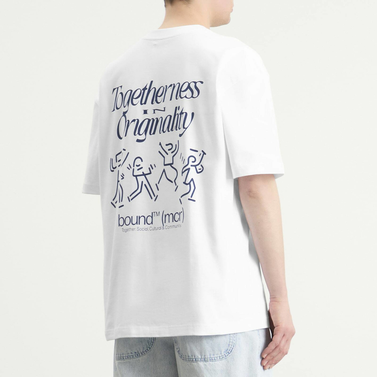 Bound Men's Dancing T-Shirt in White