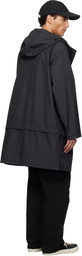 nanamica Black 3L PERTEX SHIELD 2Way Travel Coat