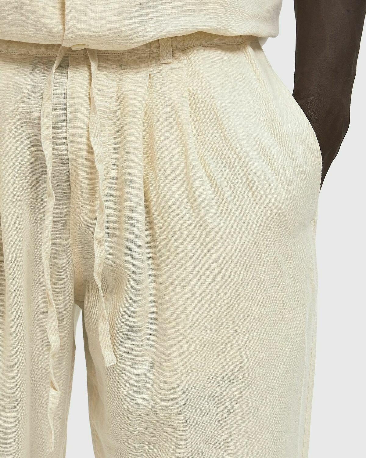 Edmmond Studios LIGHT MARVIN PANTS Beige Mens Casual Pant
