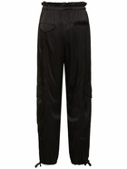 GANNI Washed Satin Pocket Pants