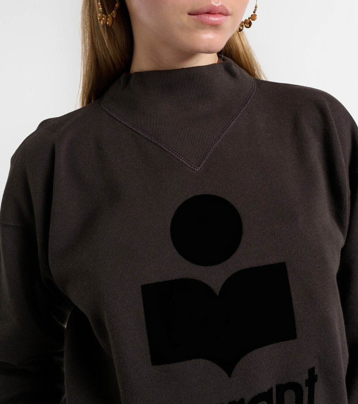 Marant Etoile Moby logo cotton-blend sweatshirt
