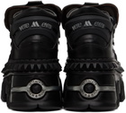 VETEMENTS Black New Rock Edition Platform Sneakers
