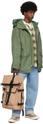 Carhartt Work In Progress Green Hooded Olten Parka Coat