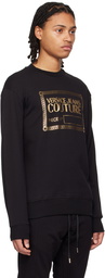 Versace Jeans Couture Black Piece Number Sweatshirt