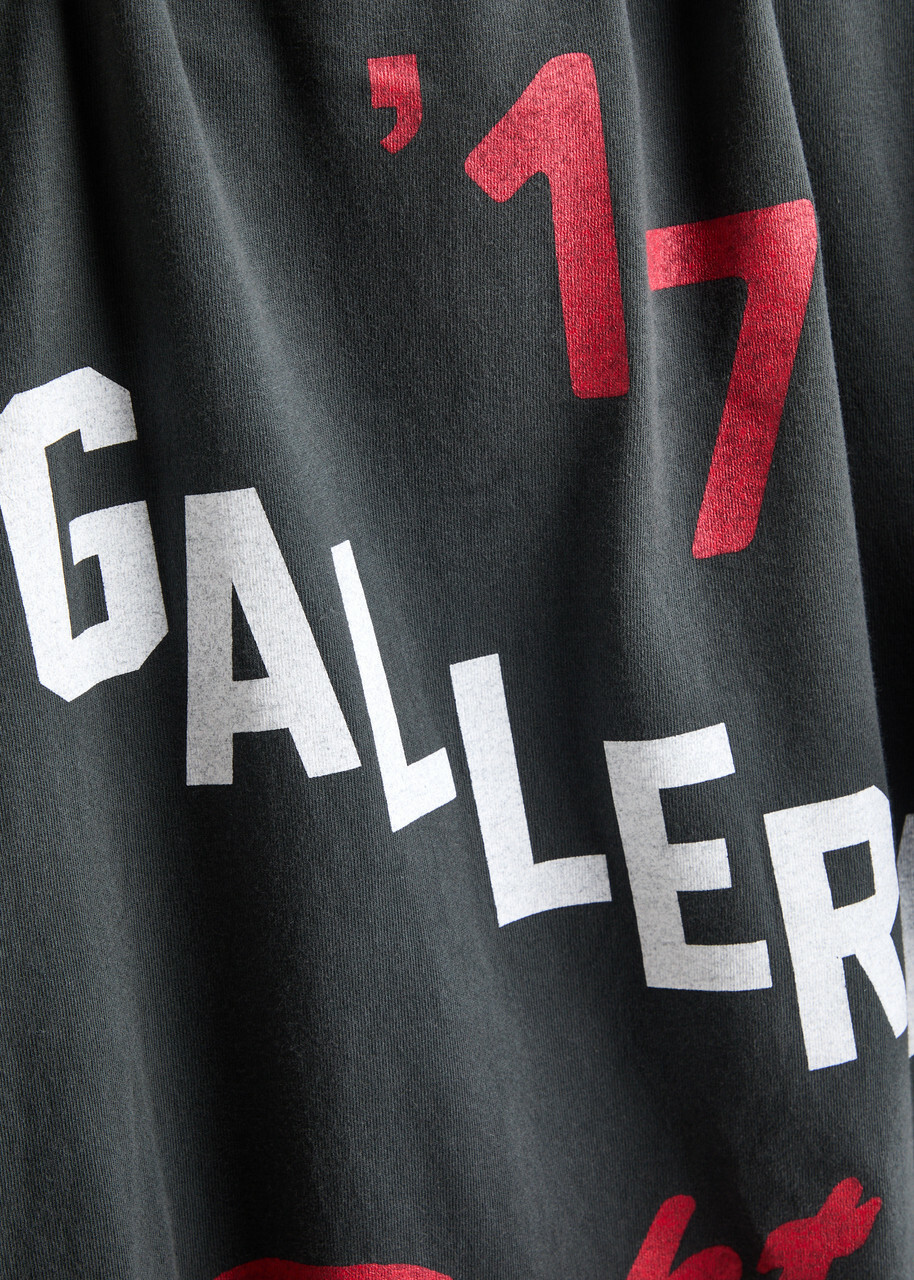 Gallery Dept. Boxing Merch Printed Cotton T-shirt Black