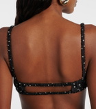 SIR Polka-dot silk bralette