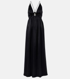 Heidi Klein Meteora silk satin maxi dress