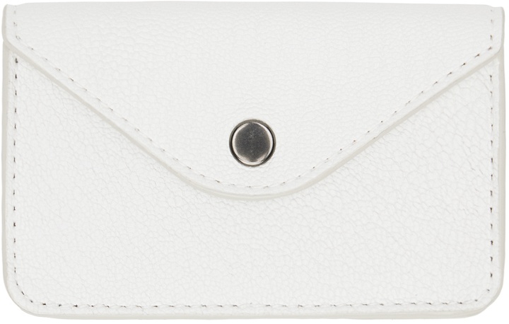 Photo: LEMAIRE White Envelope Coin Purse Card Holder
