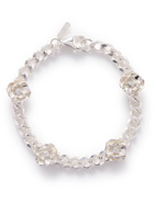 Hatton Labs - Sterling Silver Crystal Chain Bracelet - Silver