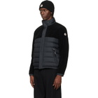 Moncler Black Mistral Teddy Short Down Jacket
