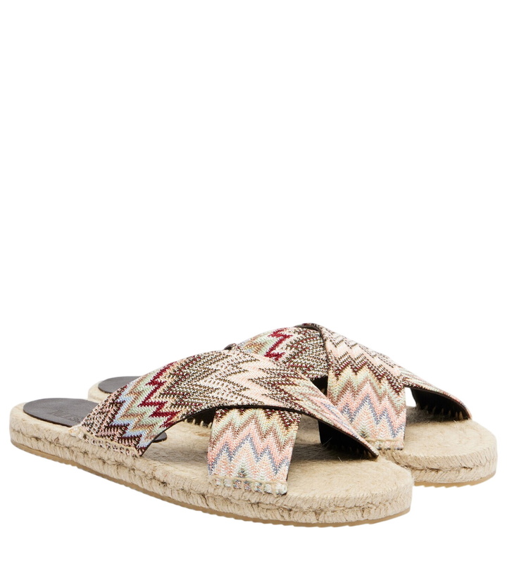 Photo: Missoni Harlow Zigzag espadrille sandals