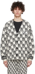 We11done Off-White Knit Cardigan