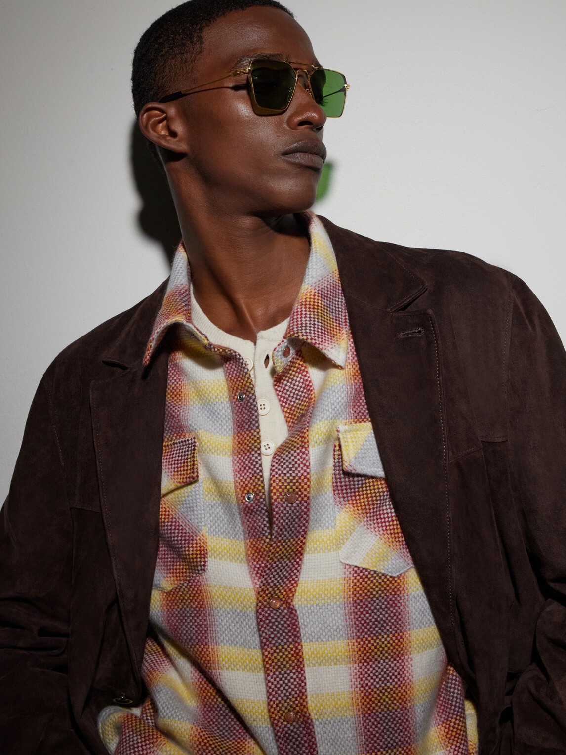 Jacques Marie Mage - Nick Fouquet Nellcôte Square Frame Metal Sunglasses