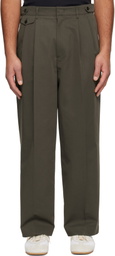 LE17SEPTEMBRE Brown Two Tuck Trousers