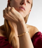Marie Lichtenberg Baby 18kt gold (750/1000) locket bangle with ruby