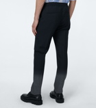 Givenchy - Gradient jacquard wool pants