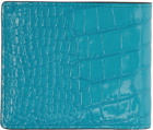 Versace Blue Medusa Biggie Wallet
