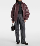The Frankie Shop Utica Thin wool and silk turtleneck sweater
