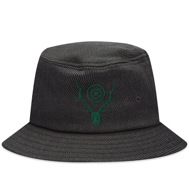 Photo: South2 West8 Men's Logo Bucket Hat in Black