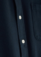 Colorful Standard Flannel Shirt Navy