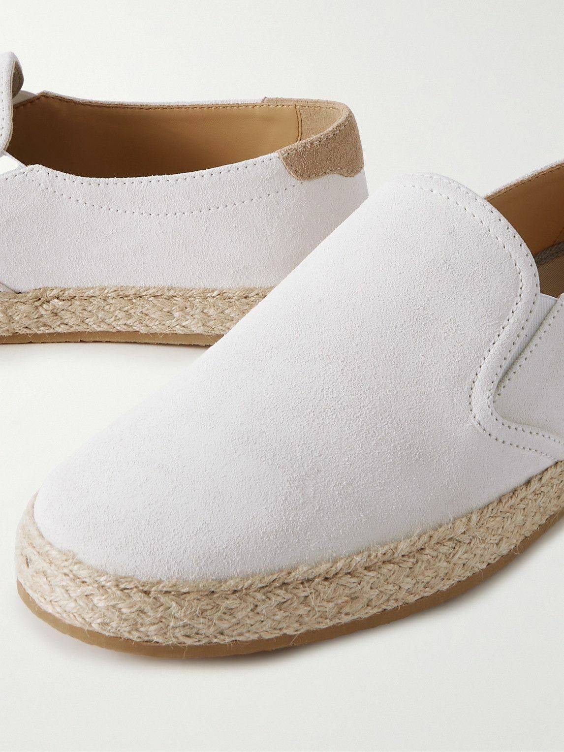 Brunello Cucinelli - Suede Espadrilles - White