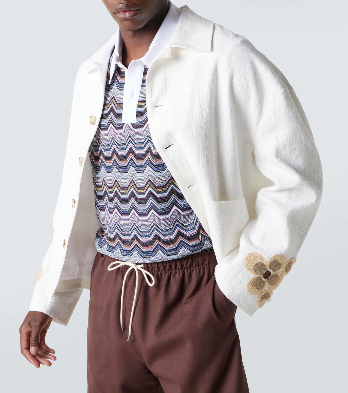 Missoni Zigzag cotton polo shirt