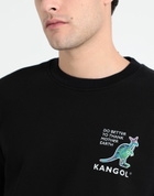 Kangol Mens Sweatshirt in Black