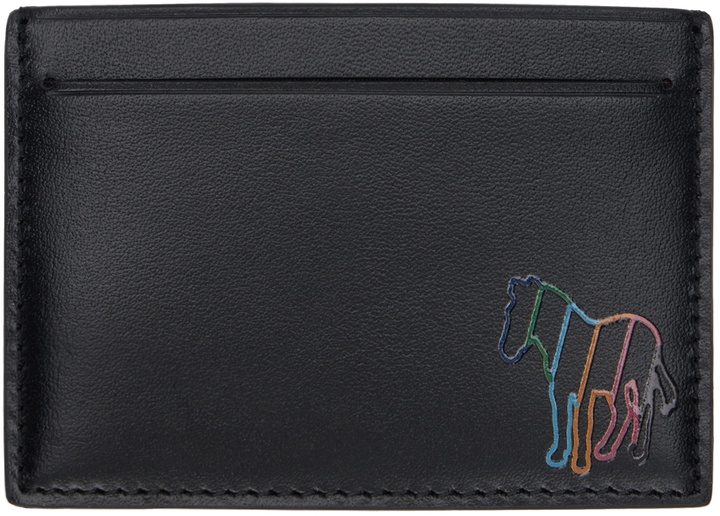 Photo: PS by Paul Smith Black & Brown Zebra Card Holder