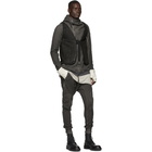 Boris Bidjan Saberi Grey Zip-Up Hoodie