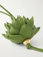 LOEWE - Paula's Ibiza Artichoke Leather and Gold-Tone Bag Charm