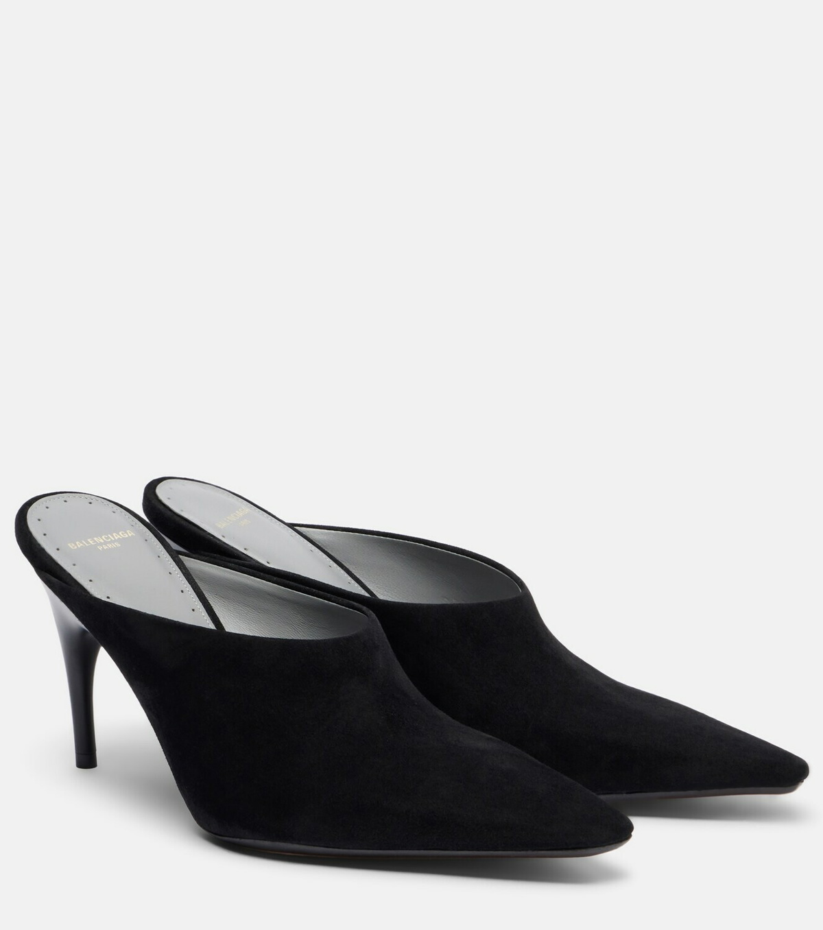 Balenciaga Duchesse suede mules