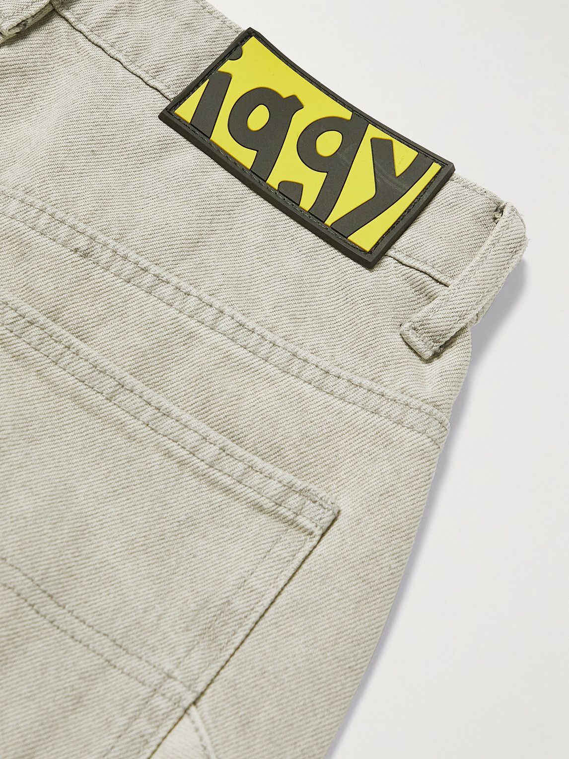 iggy - Straight-Leg Logo-Appliquéd Jeans - Gray iggy