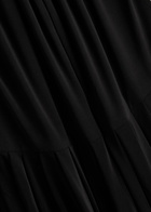 Norma Kamali Belted Draped Stretch-jersey Midi Dress Black