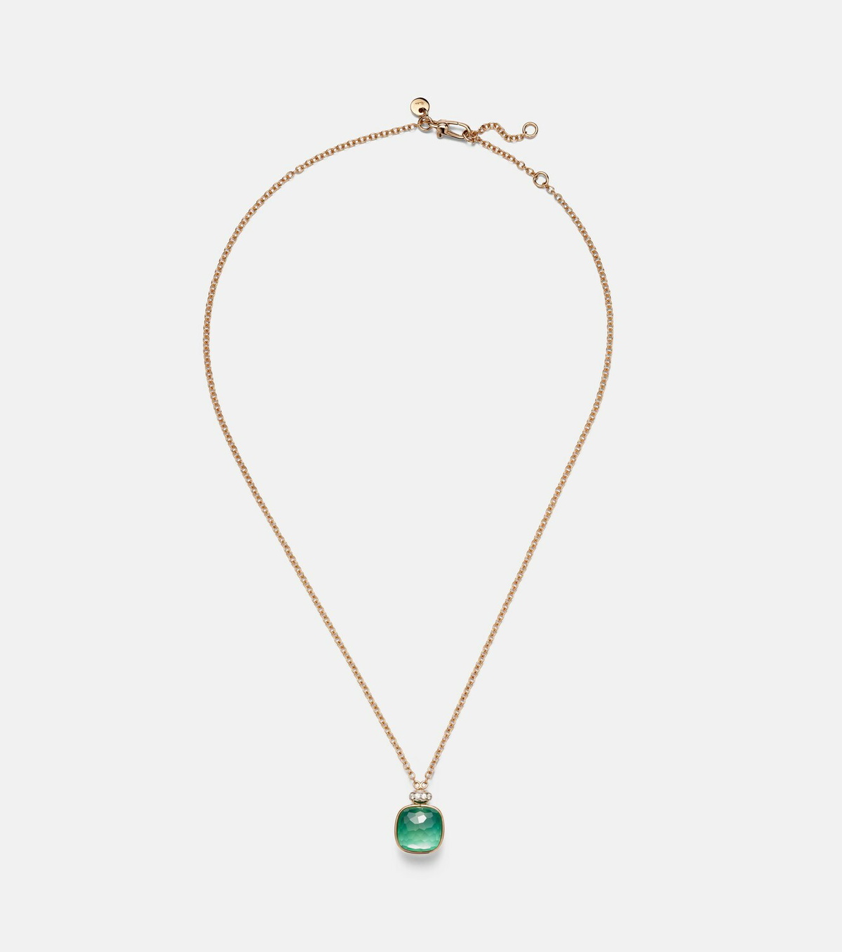 Pomellato Nudo Classic 18kt rose and white gold necklace with gemstones