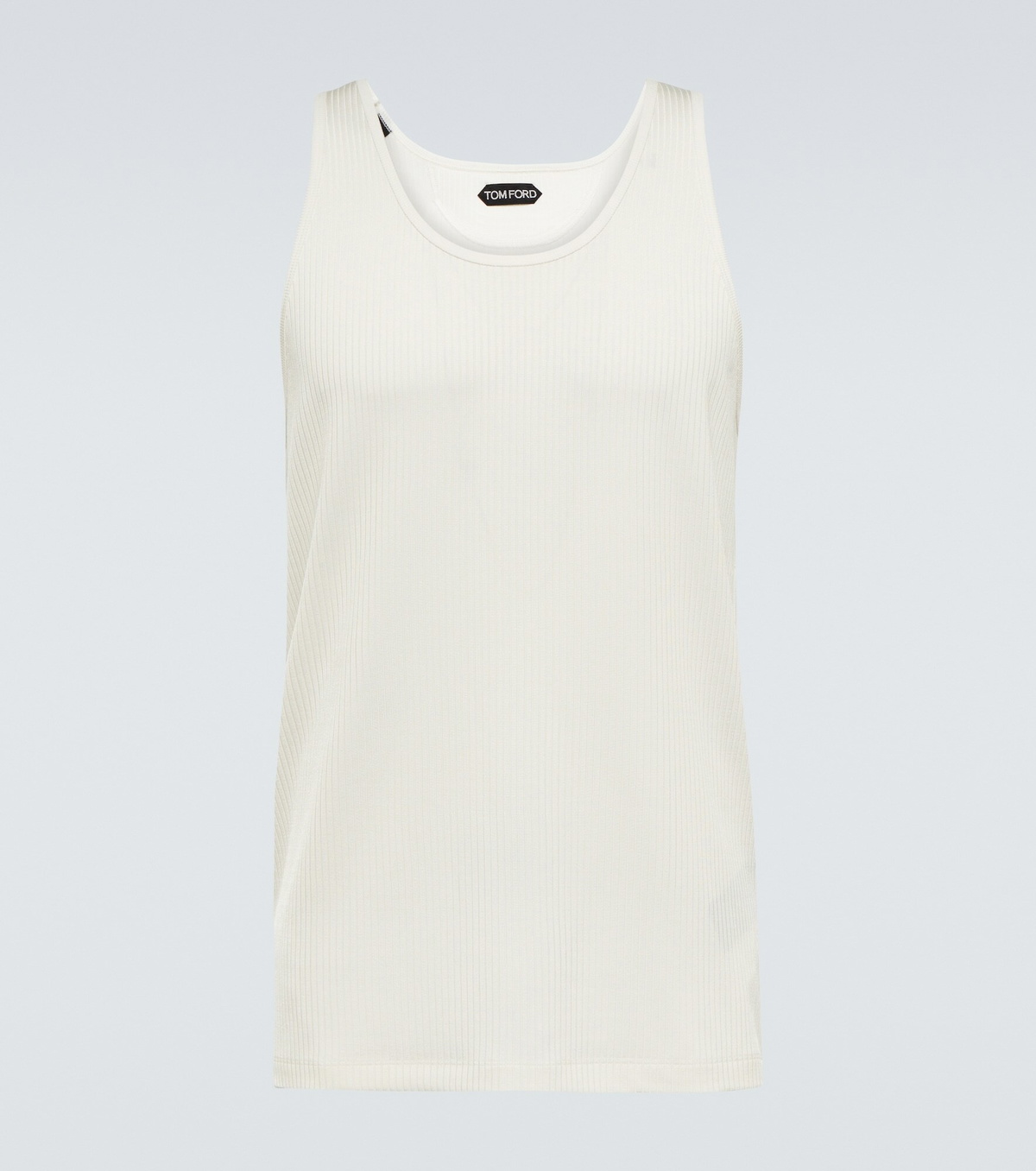 Tom Ford - Fluid ribbed-knit jersey tank top TOM FORD