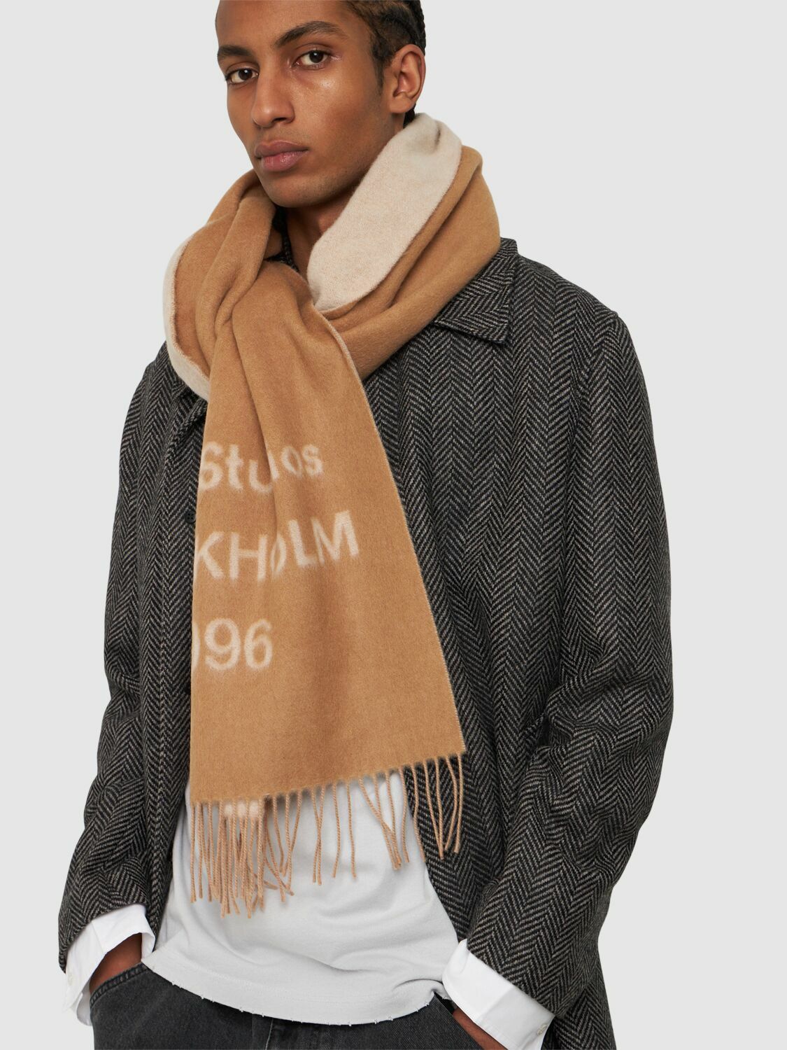 acne studious JACQUARD LOGO SCARF（Acne Studios - Toronty